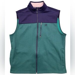 ⛳️ IZOD Golf Vest | Performance | Stretch | Green & Blue | Men’s Size Large